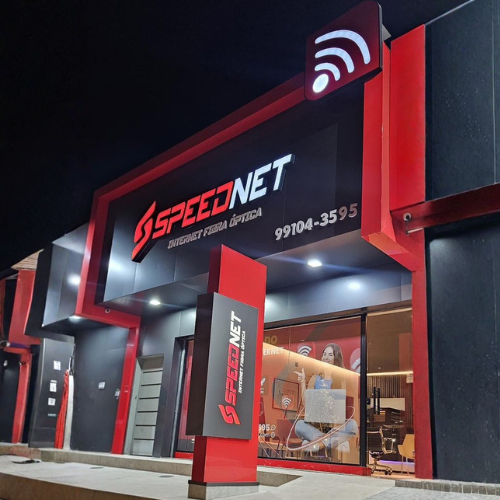Imagem da fachada da speedNet